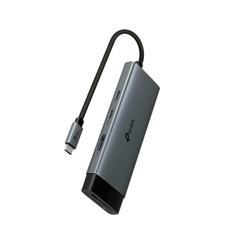 USB-хаб TP-Link UH7020C 7-в-1, подключение USB-C, HDMI, картридер, зарядка PD 100 Вт — купить в Казахстане | neom.kz