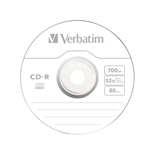 Диск CD-R Verbatim (43432) 700MB 25штук Незаписанный – купить недорого с доставкой по Алматы и Казахстану