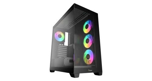 Корпус Ocypus Gamma C72 ARGB, Midi Tower, черный, без БП