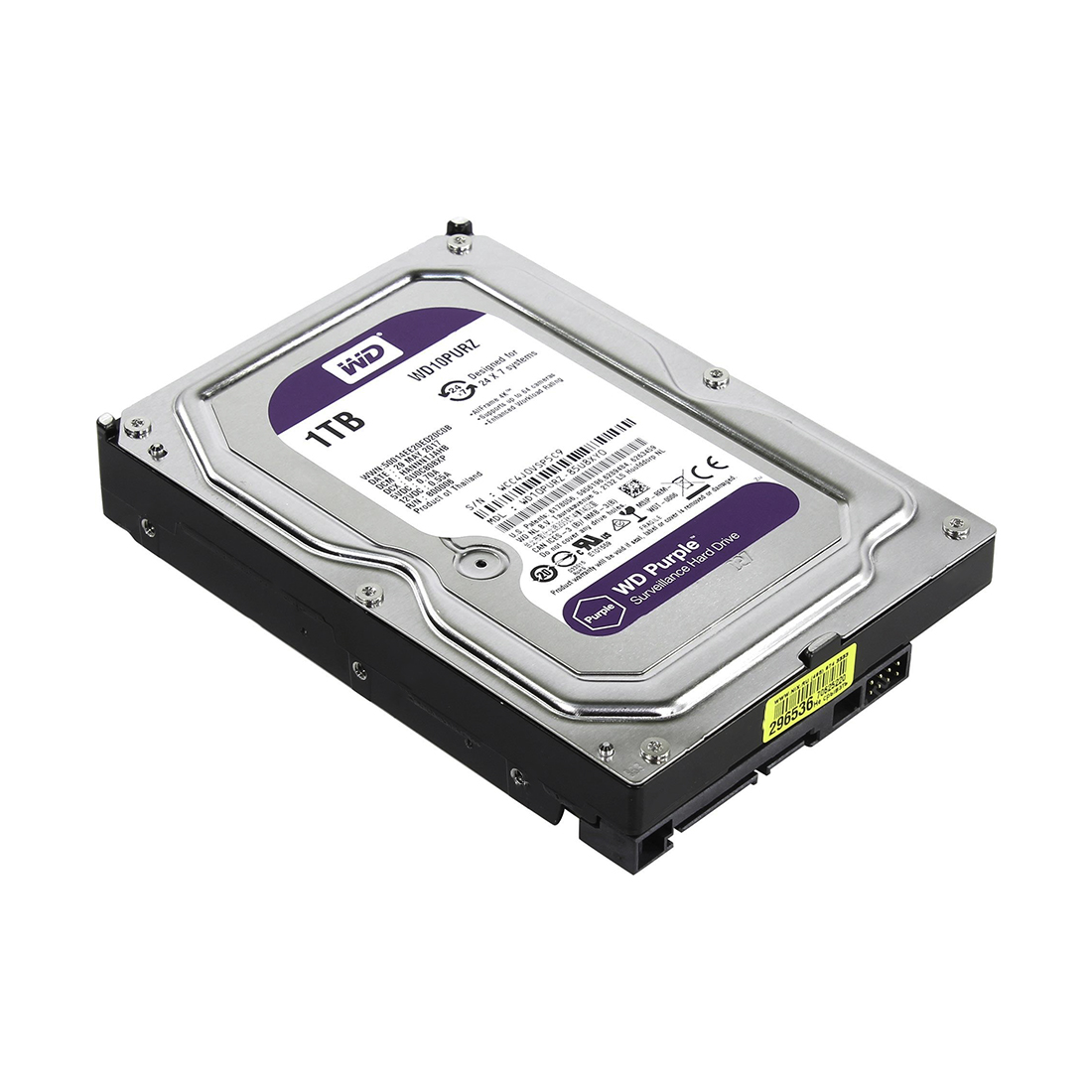 Жёсткий диск для видеонаблюдения Western Digital Purple HDD 1Tb WD10PURZ фото 3