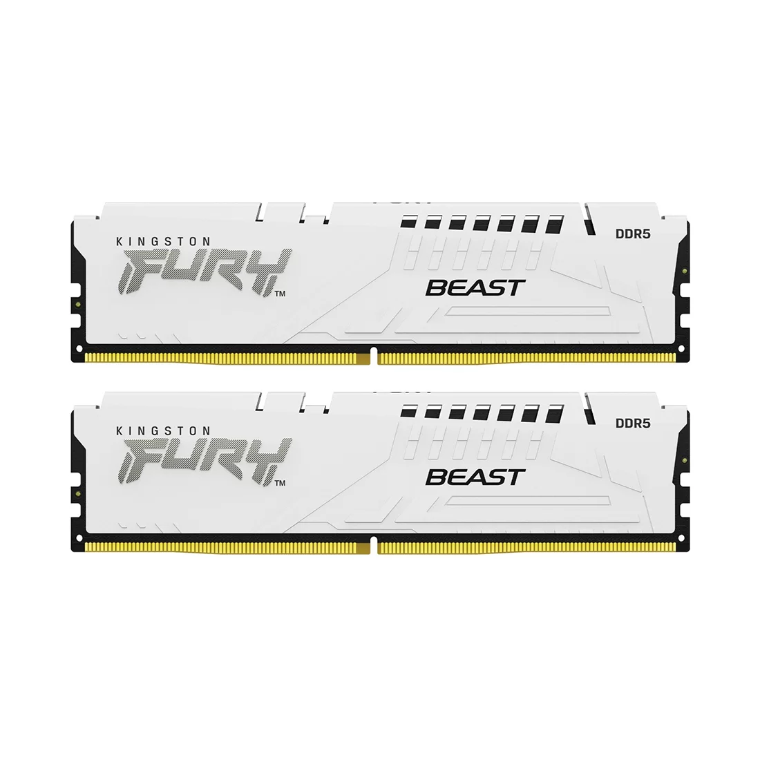 Комплект модулей памяти Kingston FURY Beast White EXPO KF552C36BWEK2-32 DDR5 32GB (Kit 2x16GB) 5200M – купить недорого с доставкой по Алматы и Казахстану