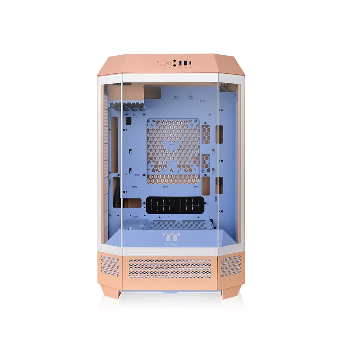 Компьютерный корпус Thermaltake The Tower 300 Peach Fuzz без Б/П фото 2