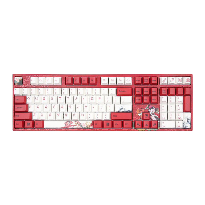 Клавиатура игровая механическая проводная Varmilo Koi VEM108 EC V2 Sakura, 108 клавиш, красная (A36A039A9A3A06A034) — купить в Казахстане | neom.kz