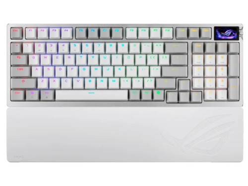 Клавиатура игровая механическая беспроводная ASUS ROG Azoth 96 HE, белая — купить в Казахстане | neom.kz