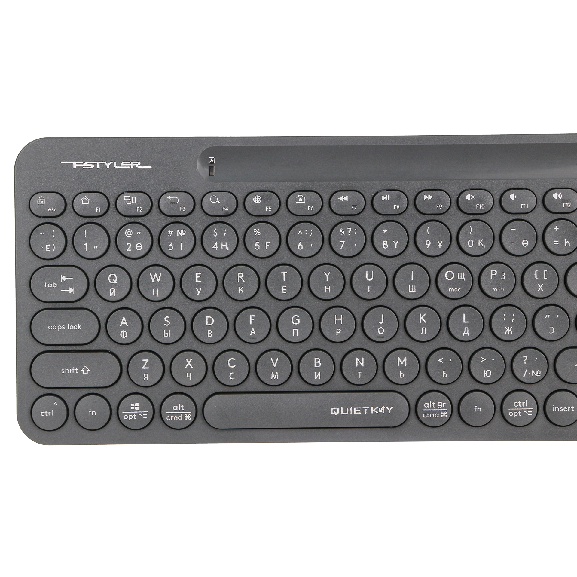 Комплект клавиатура + мышь беспроводной A4Tech Fstyler FG3200 Air2, серый – купить недорого с доставкой по Алматы и Казахстану