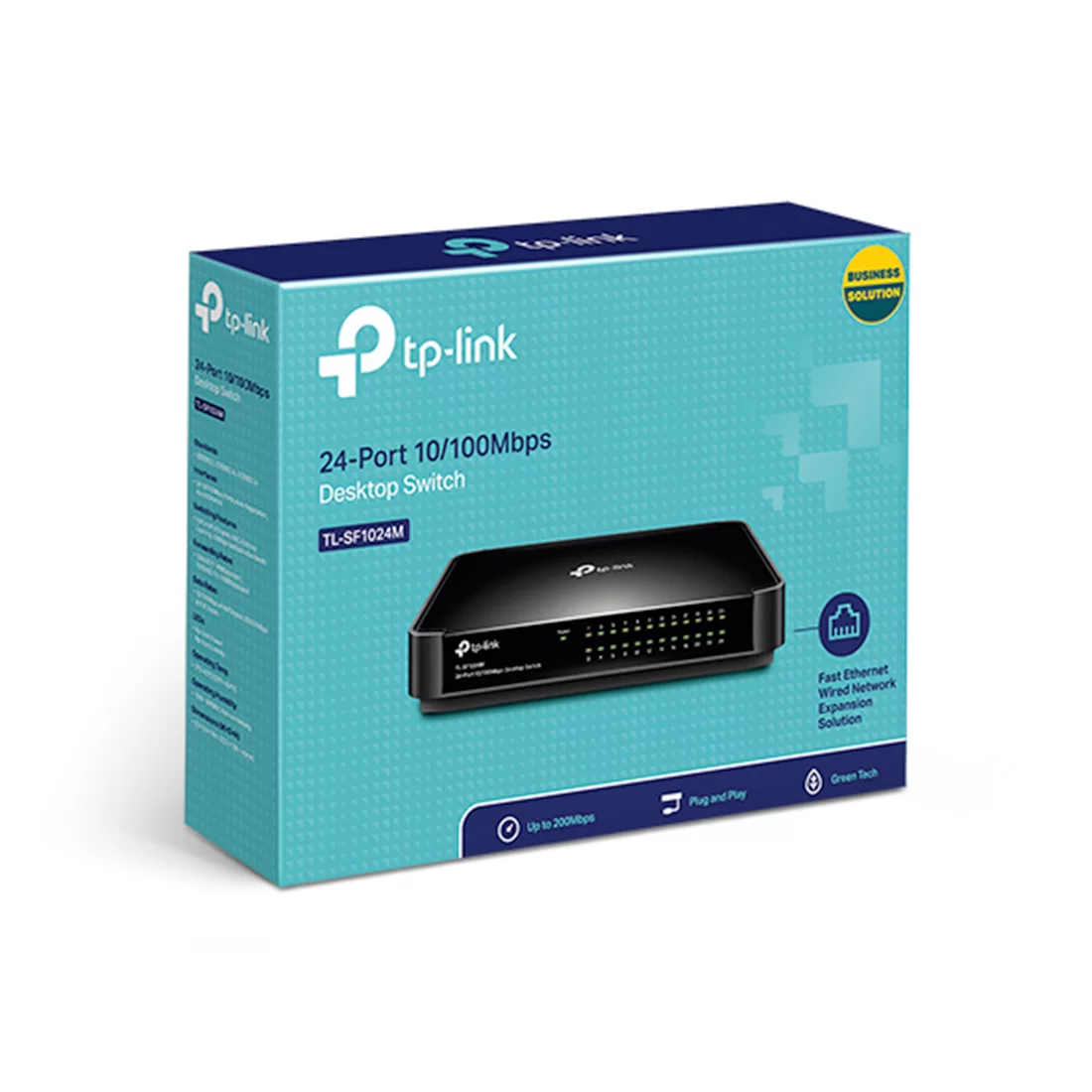 Коммутатор TP-Link TL-SF1024M, 24 порта 100 Мбит/с, неуправляемый – купить недорого с доставкой по Алматы и Казахстану