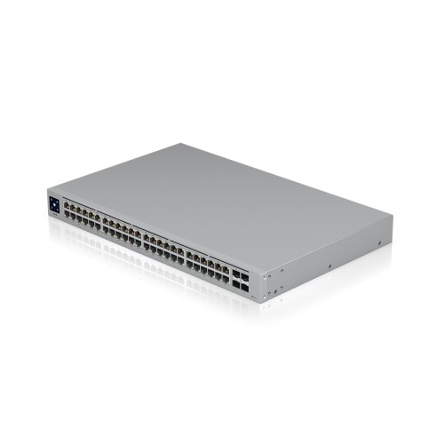 Коммутатор Ubiquiti USW-48-POE, 48 портов 1 Гбит/с, 4×SFP, PoE+, управляемый L2 — купить в Казахстане | neom.kz