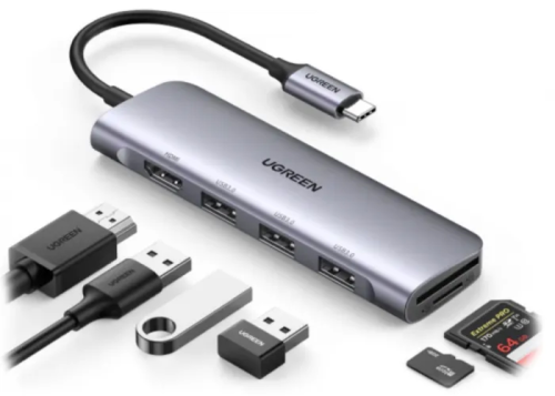 Переходник HDMI — USB-C Ugreen CM511 (20956A) — купить в Казахстане | neom.kz