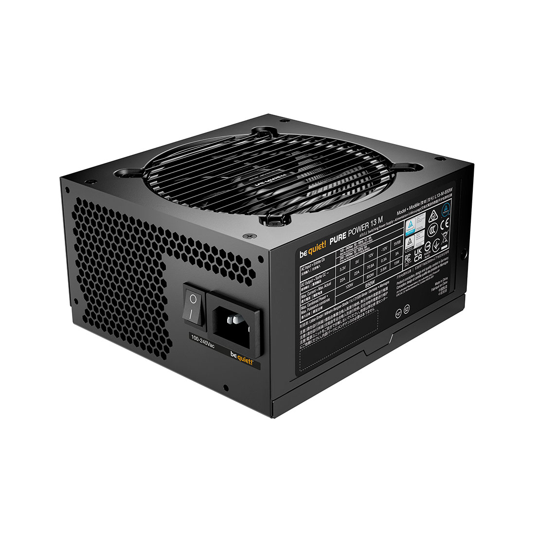 Блок питания be quiet! Pure Power 13M 850W (BP027EU) – купить недорого с доставкой по Алматы и Казахстану фото 3