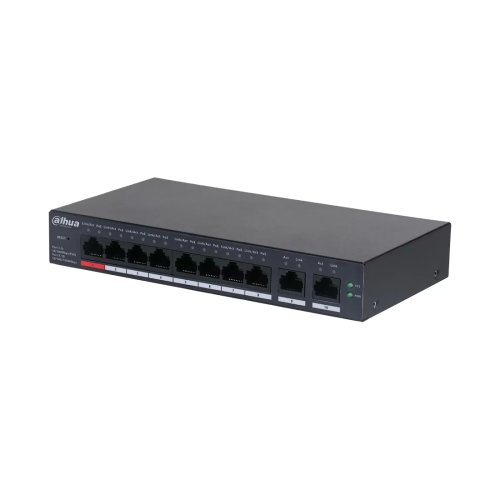 Коммутатор Dahua DH-CS4010-8ET-110, 10 портов 1 Гбит/с, PoE — купить в Казахстане | neom.kz