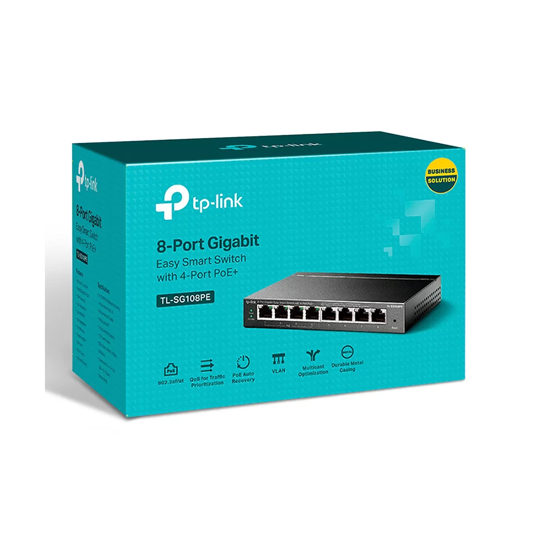 Коммутатор TP-Link TL-SG108PE – купить недорого с доставкой по Алматы и Казахстану
