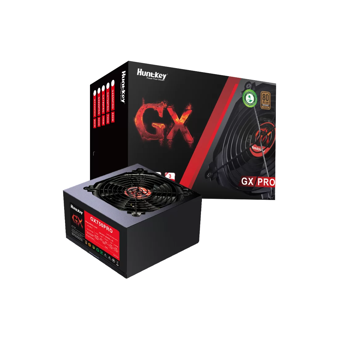 Блок питания Huntkey GX 750PRO – купить недорого с доставкой по Алматы и Казахстану фото 3