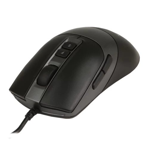 Мышь проводная A4tech Fstyler FM50S Plus, 7 кнопок, 4000 dpi, чёрная — купить в Казахстане | neom.kz