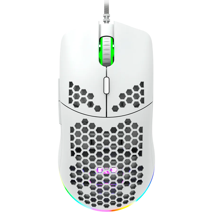 Мышь игровая проводная CANYON Puncher GM-11, 7 кнопок, белая – купить недорого с доставкой по Алматы и Казахстану