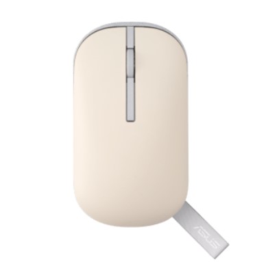 Мышь беспроводная Asus Marshmallow MD100, бежевая — купить в Казахстане | neom.kz