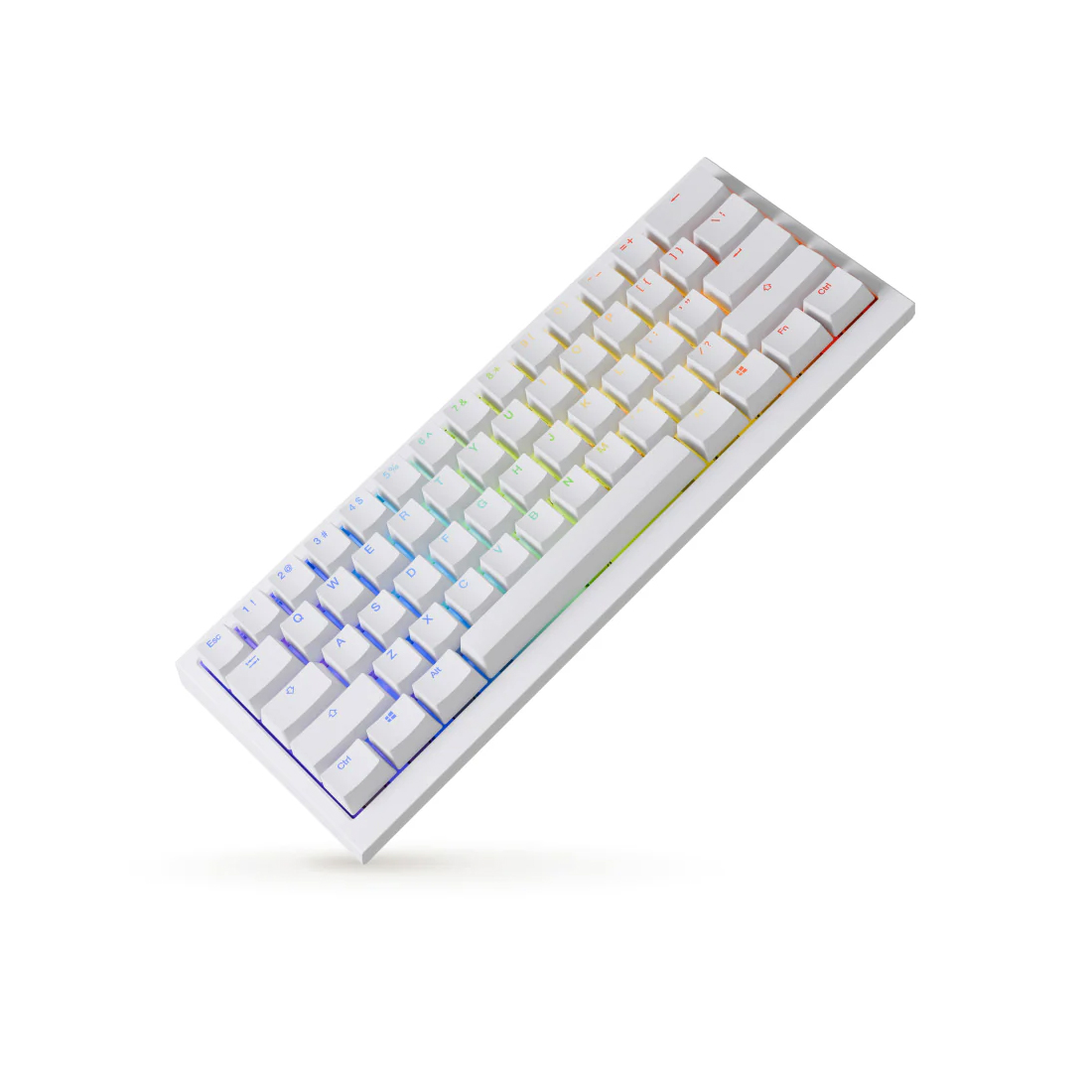 Клавиатура игровая механическая беспроводная Ducky One X Mini WH, белая – купить недорого с доставкой по Алматы и Казахстану фото 2