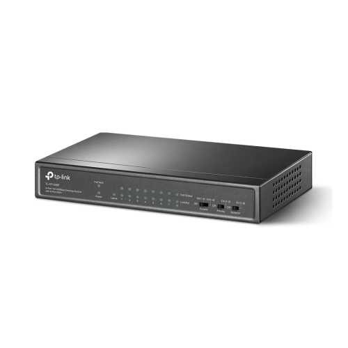 Коммутатор TP-Link TL-SF1009P, 8 портов 100 Мбит/с, PoE+, неуправляемый — купить в Казахстане | neom.kz