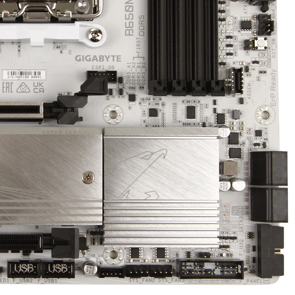 Материнская плата Gigabyte B650M AORUS ELITE AX ICE R1.0/1.1 AM5 B650 DDR5 Micro ATX фото 5