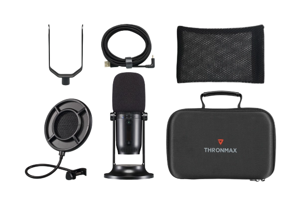 Микрофон Thronmax M2 Mdrill One Kit Black 48Khz RGB, чёрный (M2B KIT-TM01)