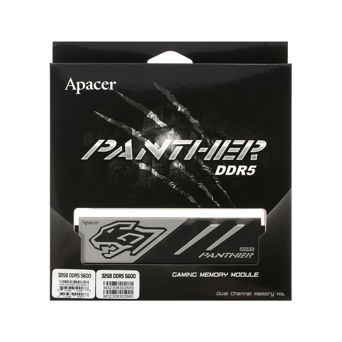 Комплект модулей памяти Apacer Panther AH5U32G56C5227BAA-2 32GB (Kit 2x16GB) 5600MHz — оперативная память RAM