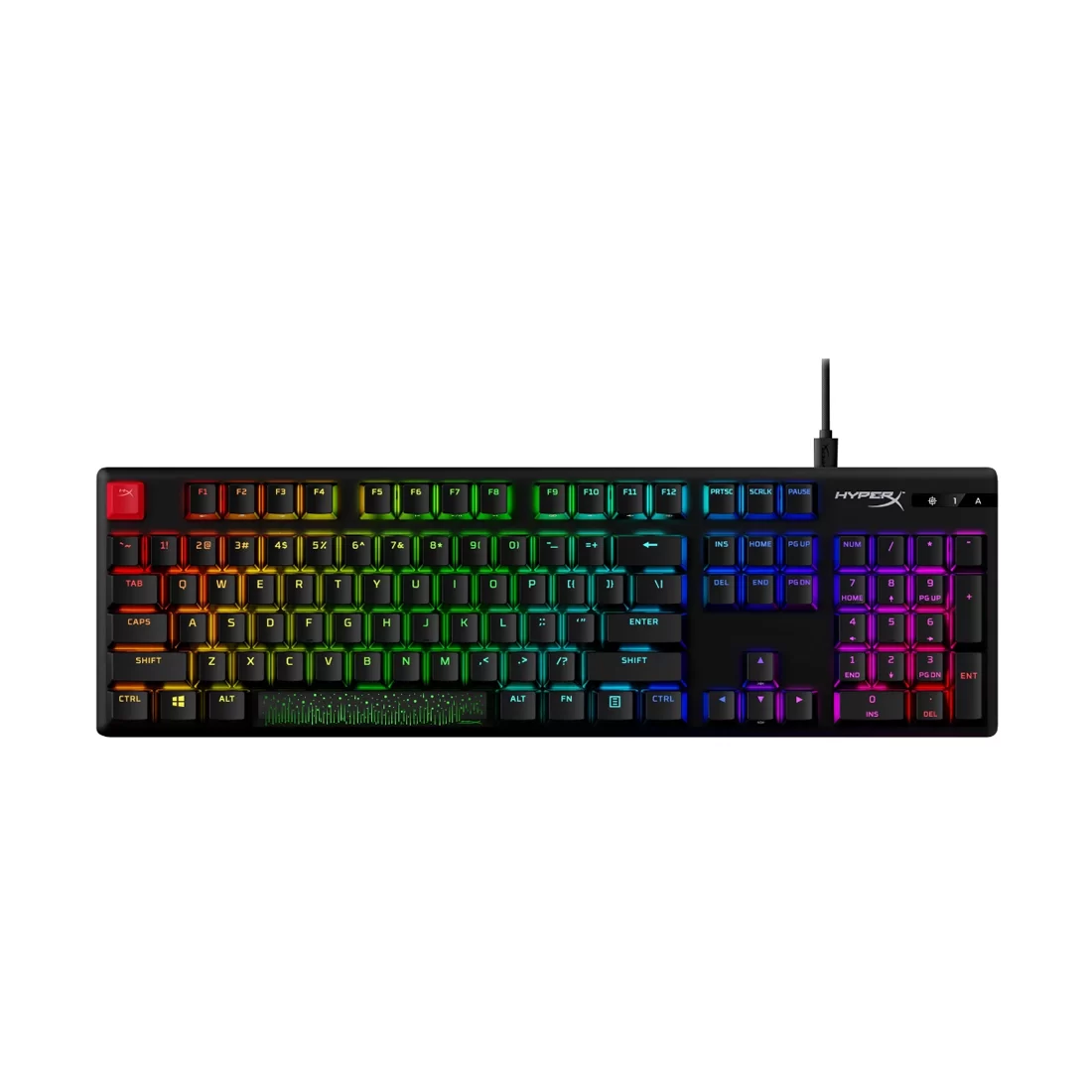 Клавиатура HyperX Alloy Origins PBT HX Red (US) 639N3AA#ABA – купить недорого с доставкой по Алматы и Казахстану