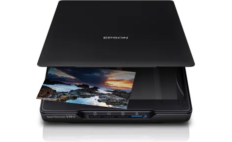 Планшетный сканер Epson Perfection V39II Photo B11B268401, А4, питание от micro-USB, LED, 4800 dpi – купить недорого с доставкой по Алматы и Казахстану