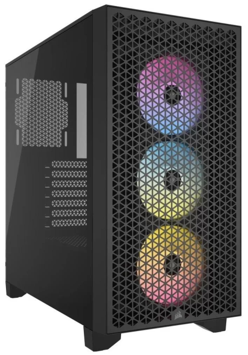 Корпус Corsair 3000D RGB Airflow, Black – купить недорого с доставкой по Алматы и Казахстану