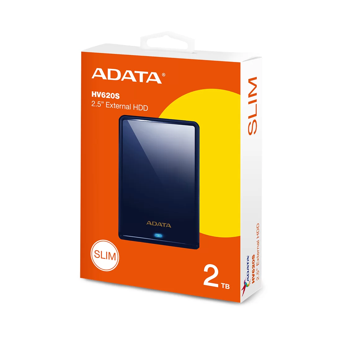 Внешний жесткий диск ADATA HV620S 2TB USB 3.2 Gen 1 Синий (AHV620S-2TU31-CBL) фото 3