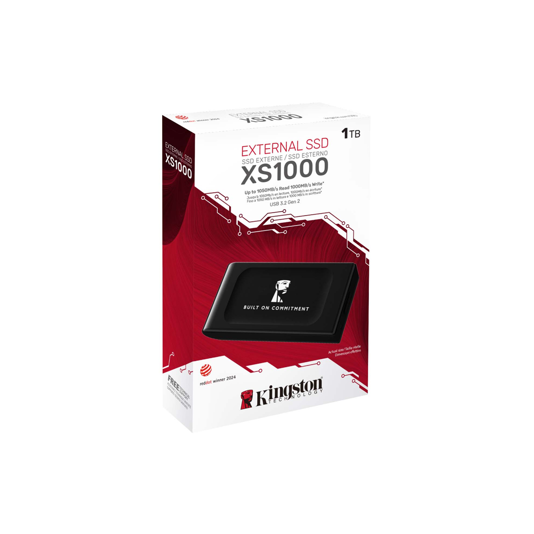 Внешний SSD диск Kingston 1TB XS1000 Темный – купить недорого с доставкой по Алматы и Казахстану