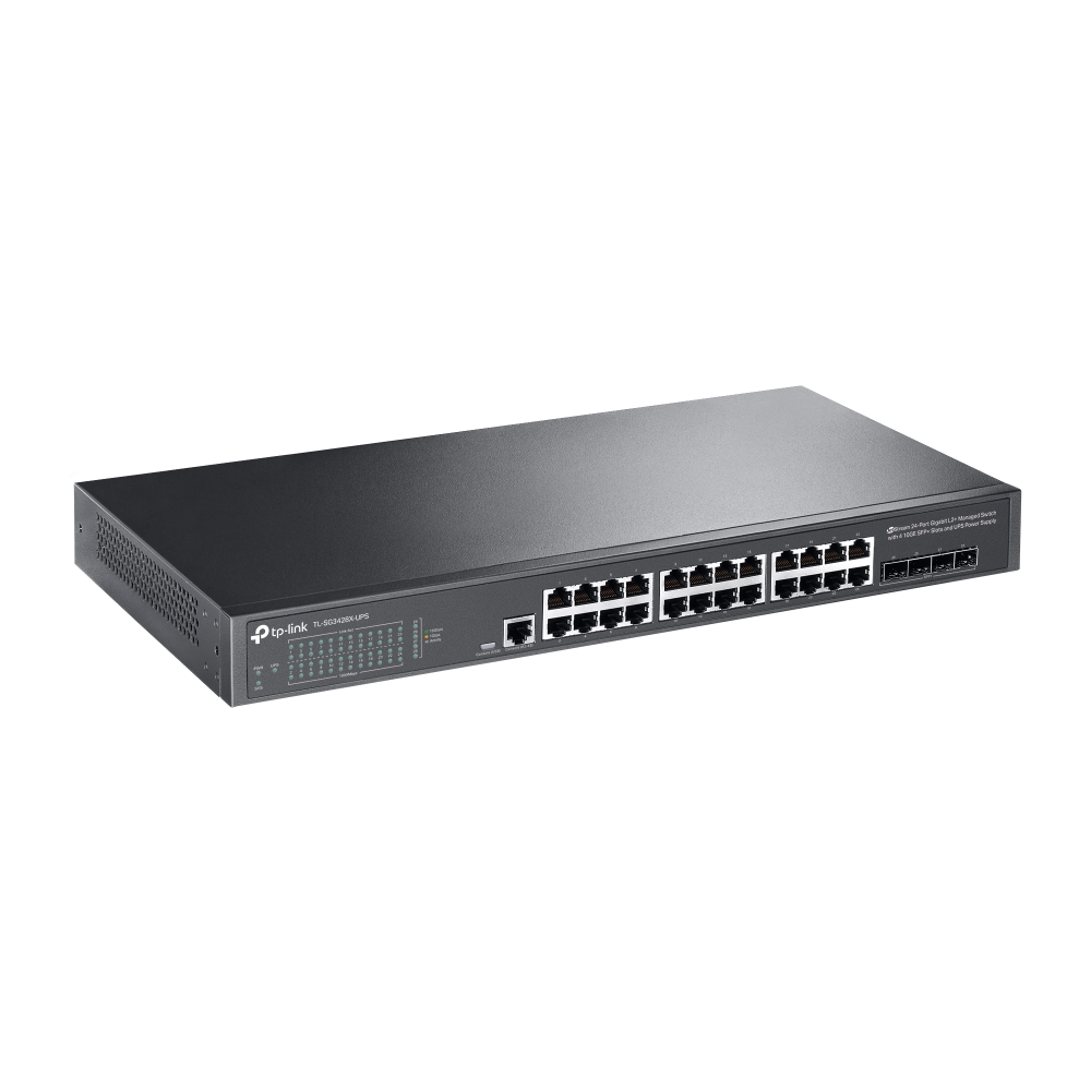 Коммутатор TP-Link TL-SG3428X-UPS, 1 Гбит/с