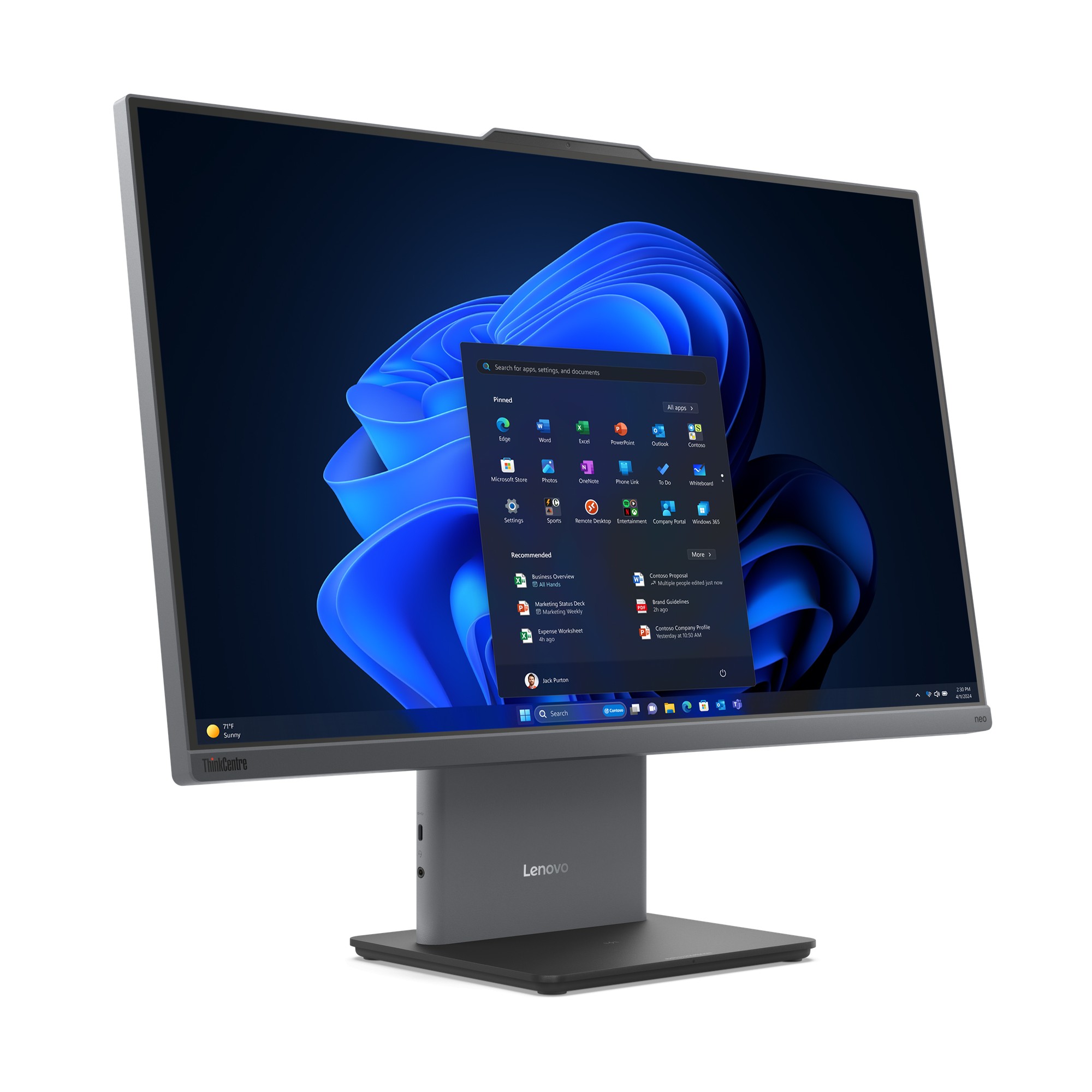 Моноблок Lenovo ThinkCentre Neo 50a Gen 6 27" FHD IPS Core Ultra 5 226V 16GB SSD 512GB без ОС (13QF003AGV) — купить в Казахстане | neom.kz