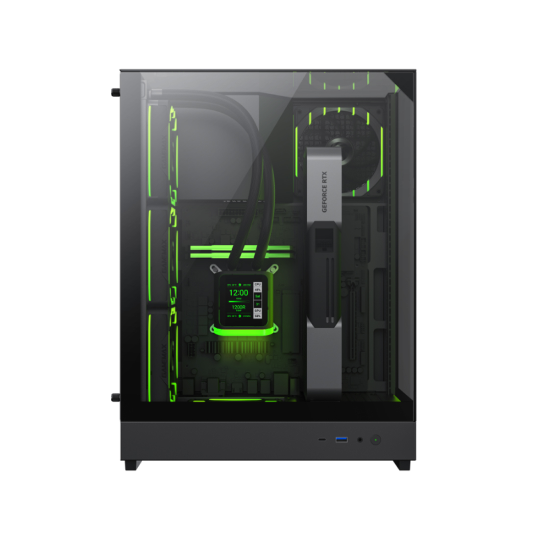 Компьютерный корпус Gamemax T20 Black без Б/П фото 3