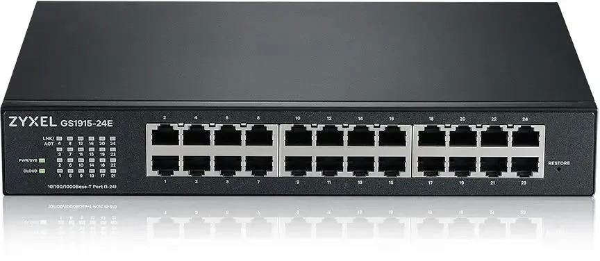 Коммутатор ZyXEL GS1915-24E-EU0101F, 24 порта, управляемый L2 — купить в Казахстане | neom.kz