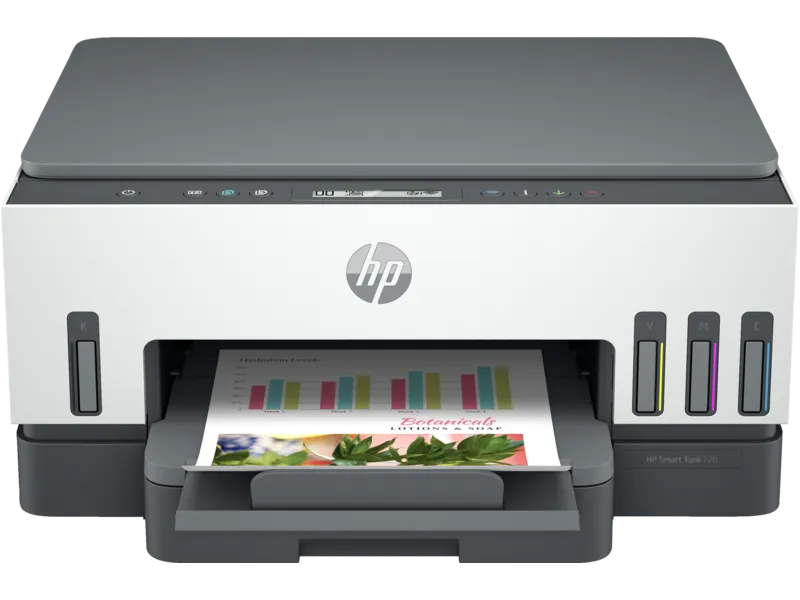 МФУ струйное цветное HP Smart Tank 720, A4, 9 стр/мин, Wi-Fi (6UU46A)