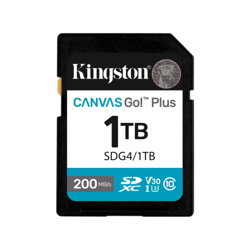 Карта памяти Kingston SDG4/1TB Canvas Go Plus Gen4 C10 UHS-I U3 V30 1TB – купить недорого с доставкой по Алматы и Казахстану