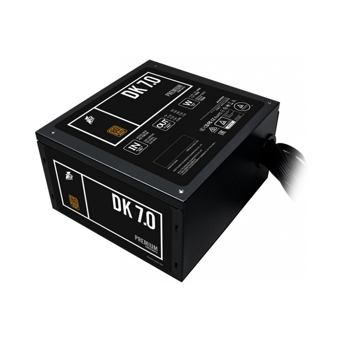 Блок питания 1STPLAYER DK PREMIUM 700W 80 PLUS Bronze (DKPM-BRZ-700-BK-EU) – купить недорого с доставкой по Алматы и Казахстану