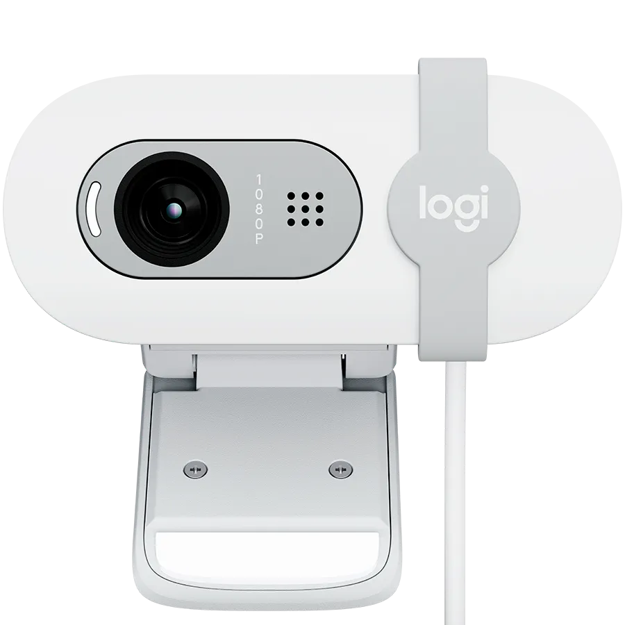 Веб-камера Logitech Brio 100, 1920x1080, белая – купить недорого с доставкой по Алматы и Казахстану