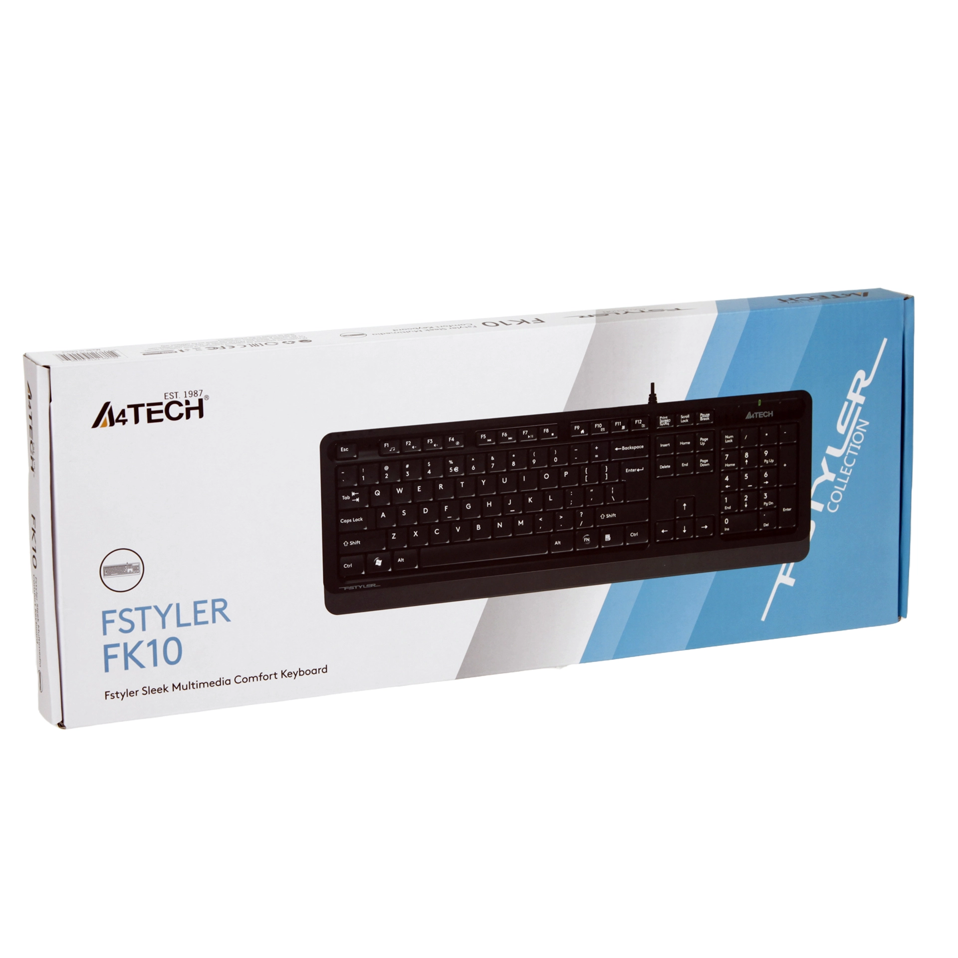 Клавиатура A4Tech Fstyler FK10, Grey, USB – купить недорого с доставкой по Алматы и Казахстану фото 4