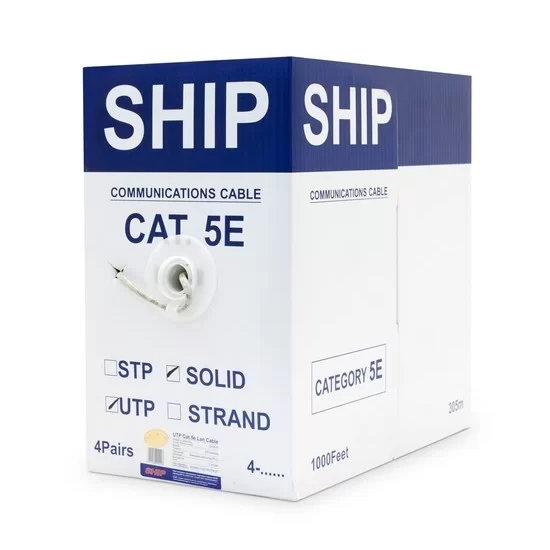 Кабель сетевой SHIP D135-P Cat.5e UTP 30В PVC – купить недорого с доставкой по Алматы и Казахстану
