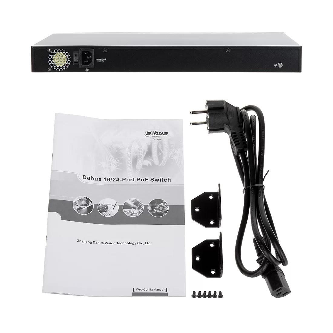 Коммутатор Dahua DH-PFS4226-24ET-360, 24 порта, PoE – купить недорого с доставкой по Алматы и Казахстану фото 3