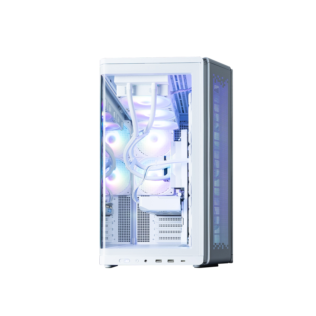 Компьютерный корпус Zalman P60 White без Б/П