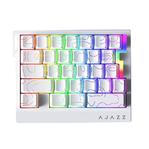 Клавиатура игровая механическая проводная AJAZZ AK029 Arctic Isle, белая — купить в Казахстане | neom.kz