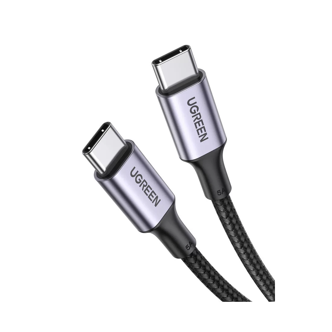 Интерфейсный кабель Ugreen US316/70427 USB-C на USB-C 100W 1 м Чёрный – купить недорого с доставкой по Алматы и Казахстану