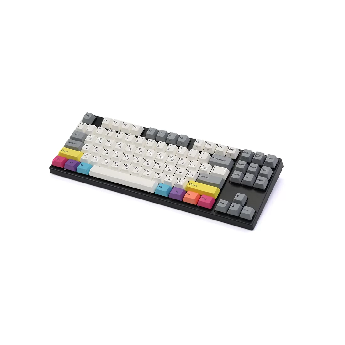 Клавиатура игровая механическая Varmilo CMYK VPG87 Cherry Mx, красная – купить недорого с доставкой по Алматы и Казахстану фото 2