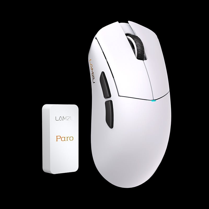 Мышь игровая беспроводная Lamzu Paro Aurora PAW3950, 30000 dpi, 8000 Гц, белая (6975637430244) – купить недорого с доставкой по Алматы и Казахстану