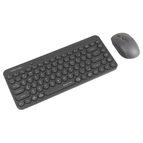Комплект клавиатура + мышь беспроводной A4Tech Fstyler FG3200 Air2, серый — купить в Казахстане | neom.kz