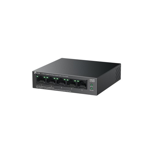 Коммутатор TP-Link LS105GP, 5 портов 1 Гбит/с, PoE+, неуправляемый — купить в Казахстане | neom.kz