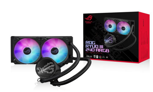 Водяное охлаждение CPU Asus ROG RYUO III 240 ARGB 2x120mm Liquid CPU Cooler, ARGB, Black – купить недорого с доставкой по Алматы и Казахстану