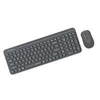 Комплект клавиатура + мышь проводной A4Tech Fstyler FG3300 Air, серый — купить в Казахстане | neom.kz
