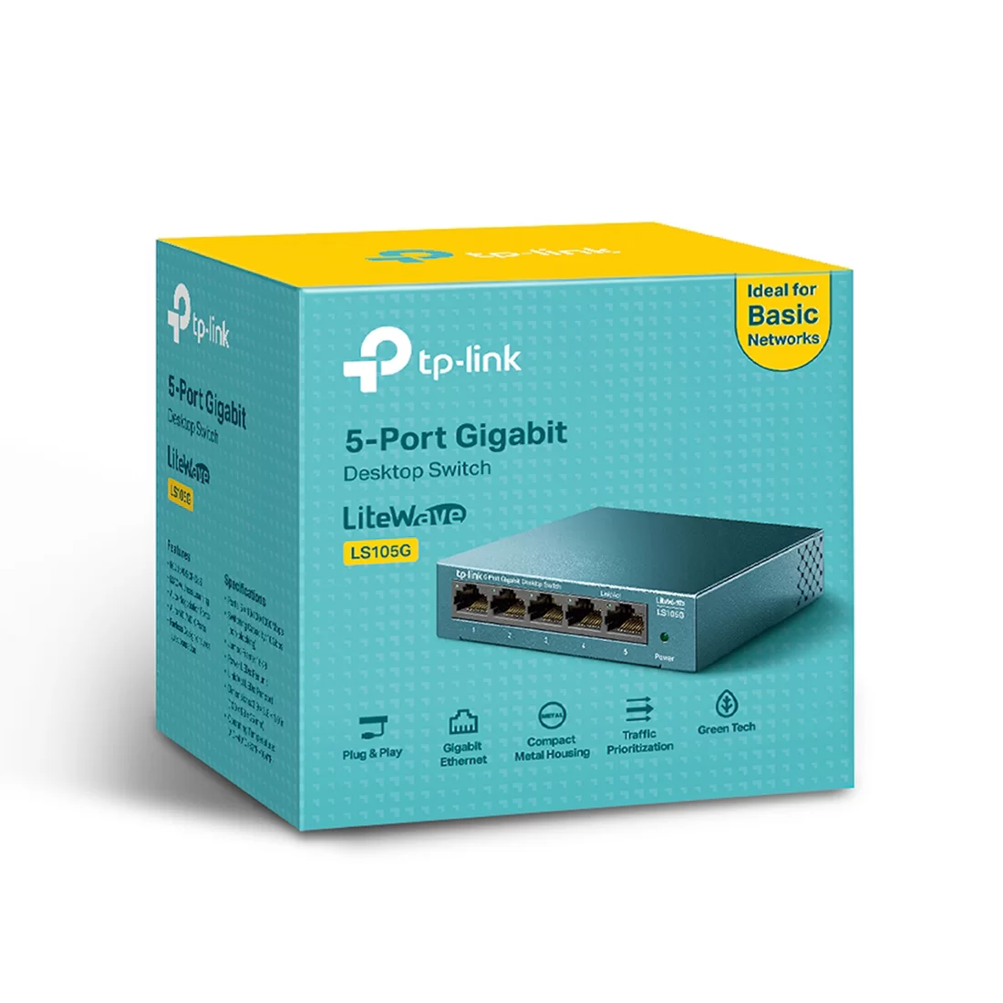 Коммутатор TP-Link LS105G – купить недорого с доставкой по Алматы и Казахстану фото 3
